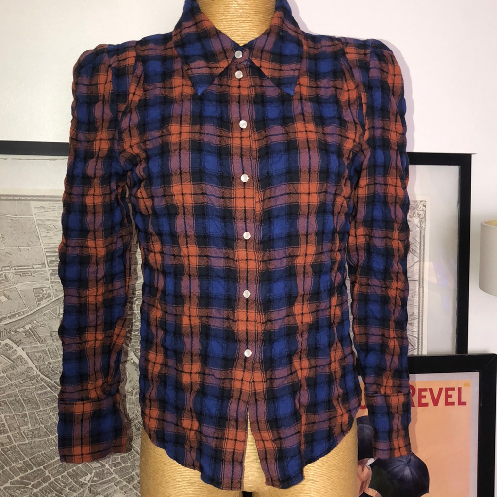 Smythe Cotton-Wool Crinkle Shirt Size L